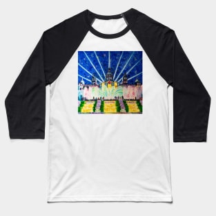 Barcelona. Magic Fountain Baseball T-Shirt